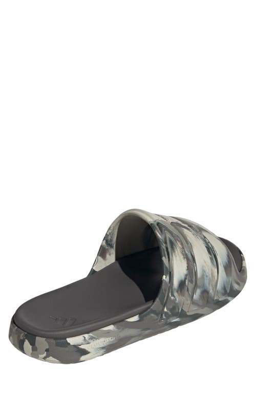 Adidas Originals Adidas Znscape Slide Sandal In Silver Pebble/charcoal