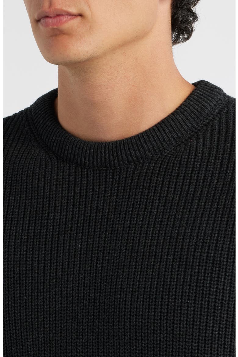 Bay Organic Cotton Sweater, Alternate, color, INK