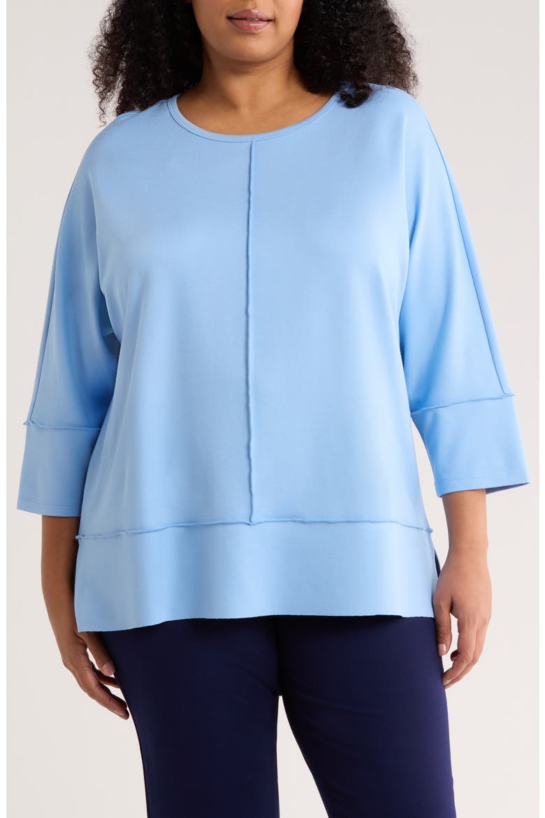 Dolman Sleeve Top, Main, color, CHINTZ BLUE