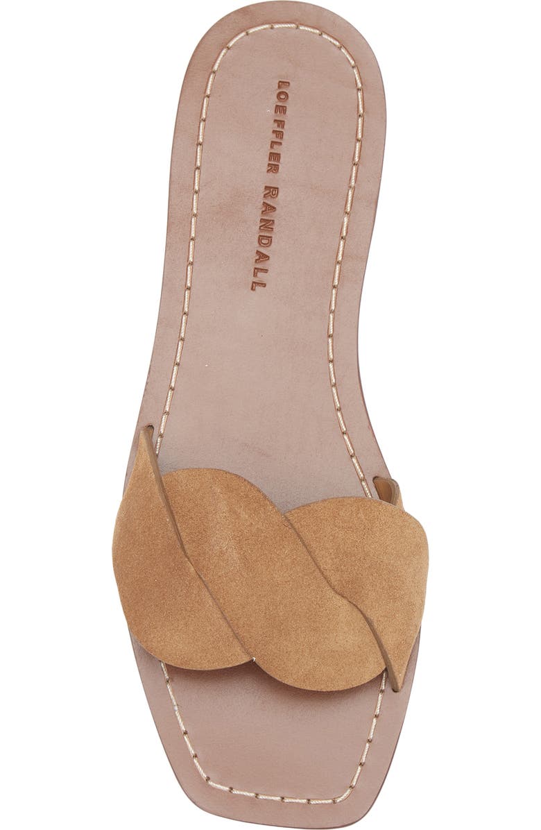 Loeffler Randall Willajo Flat Slide Sandal, Alternate, color, Toffee