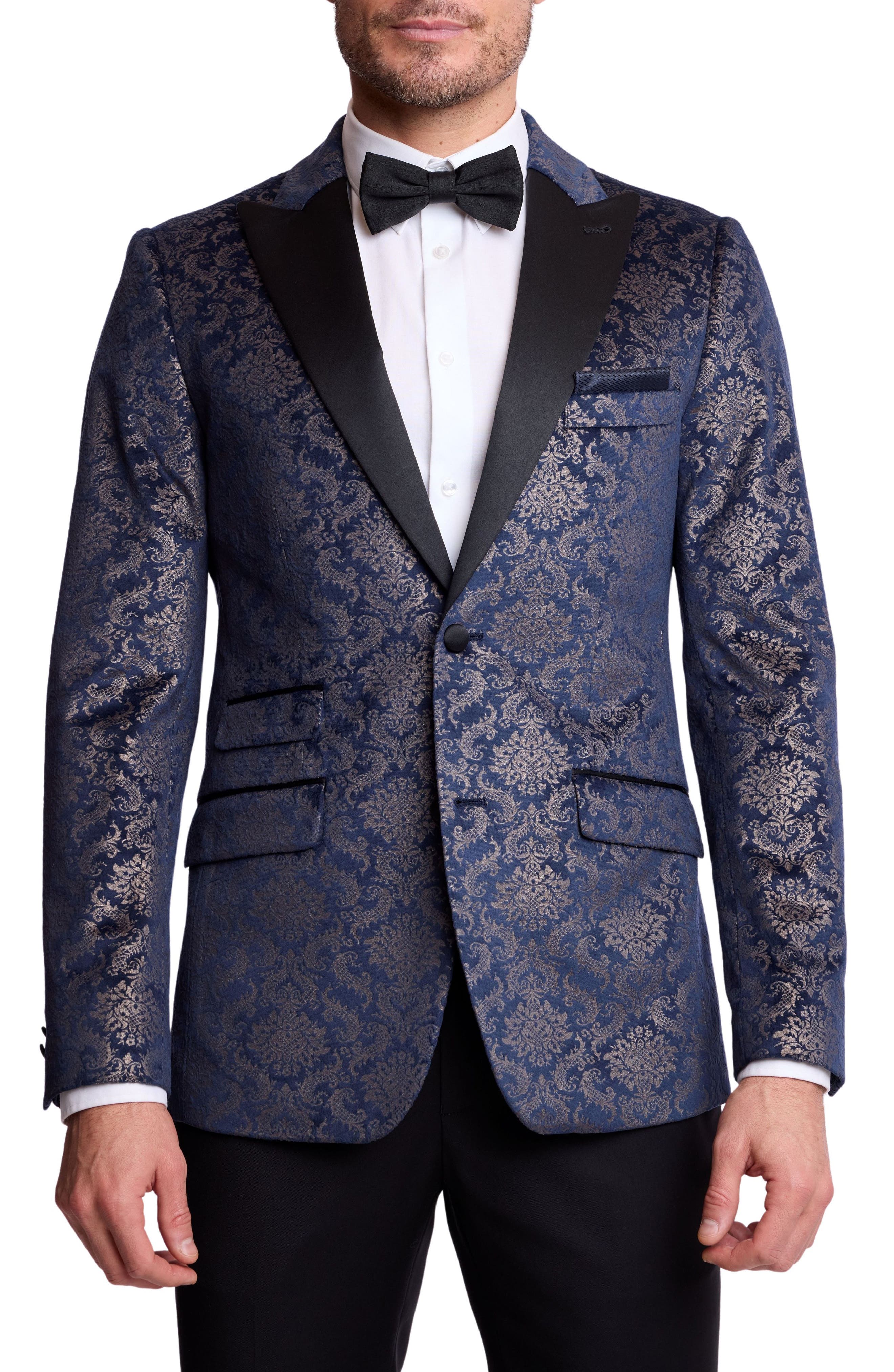 BLUE METALLIC VELVET