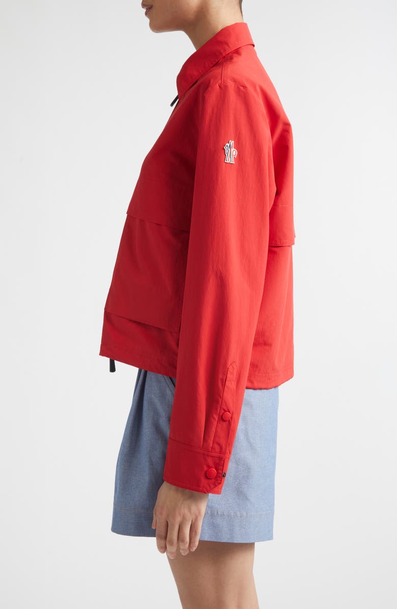 Moncler Grenoble Zip Front Jacket, Alternate, color, Barbados Cherry
