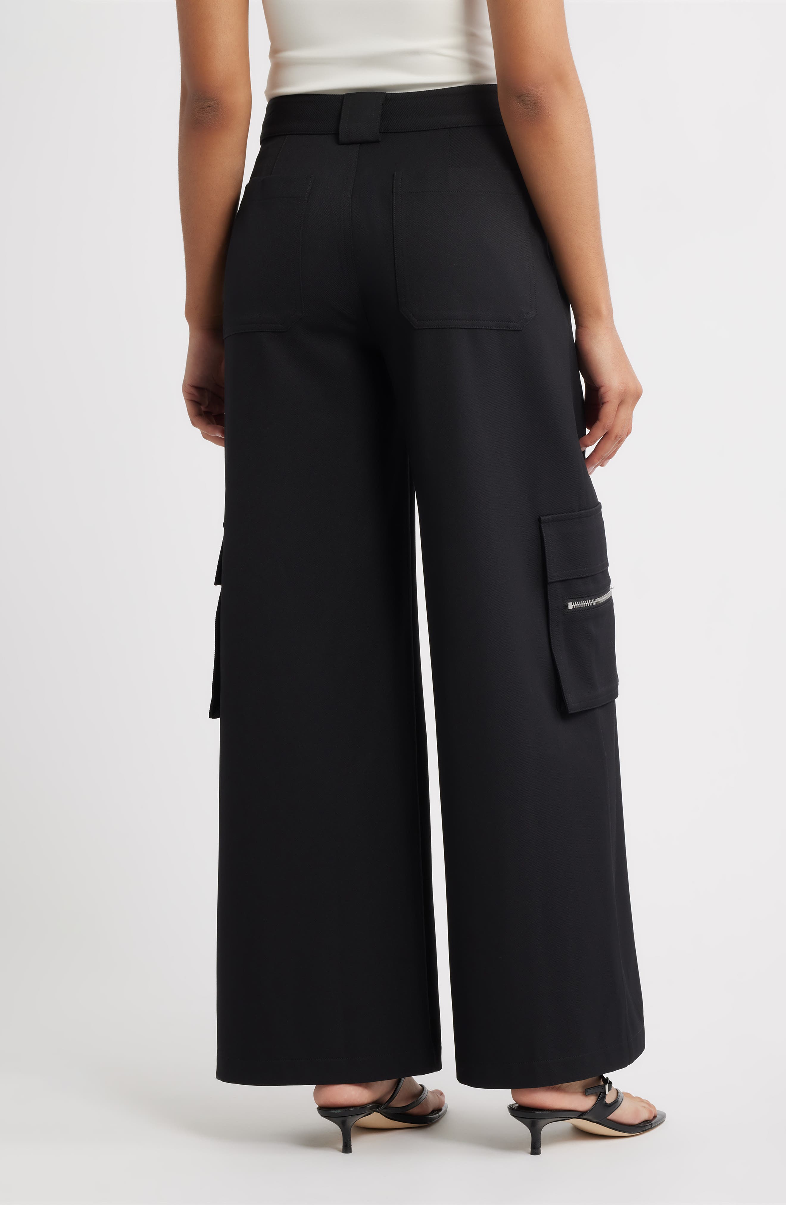 Wide Leg Cargo Pants - image 2