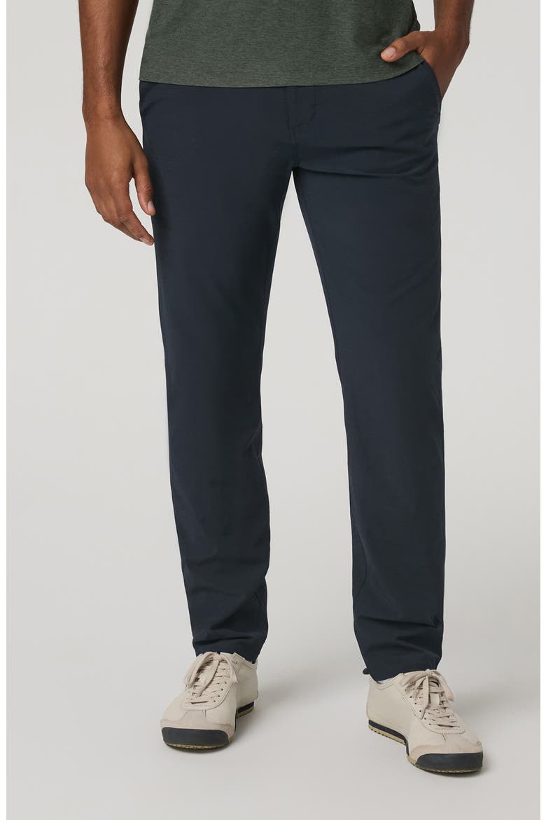 Aim Slim Fit Trouser Pants, Alternate, color, NAVY LINEN TEXTURE