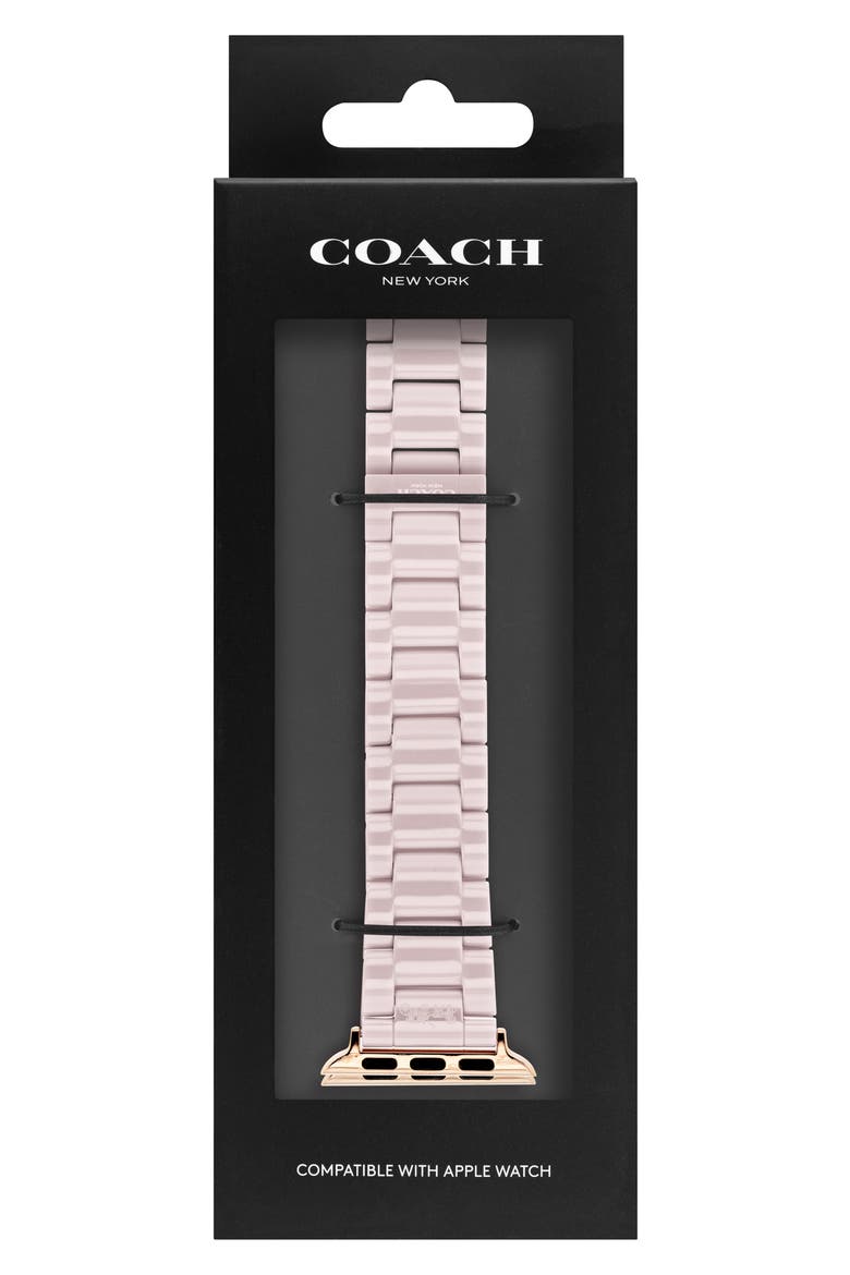 Ceramic 18mm Apple Watch® Bracelet Watchband, Alternate, color, BLUSH