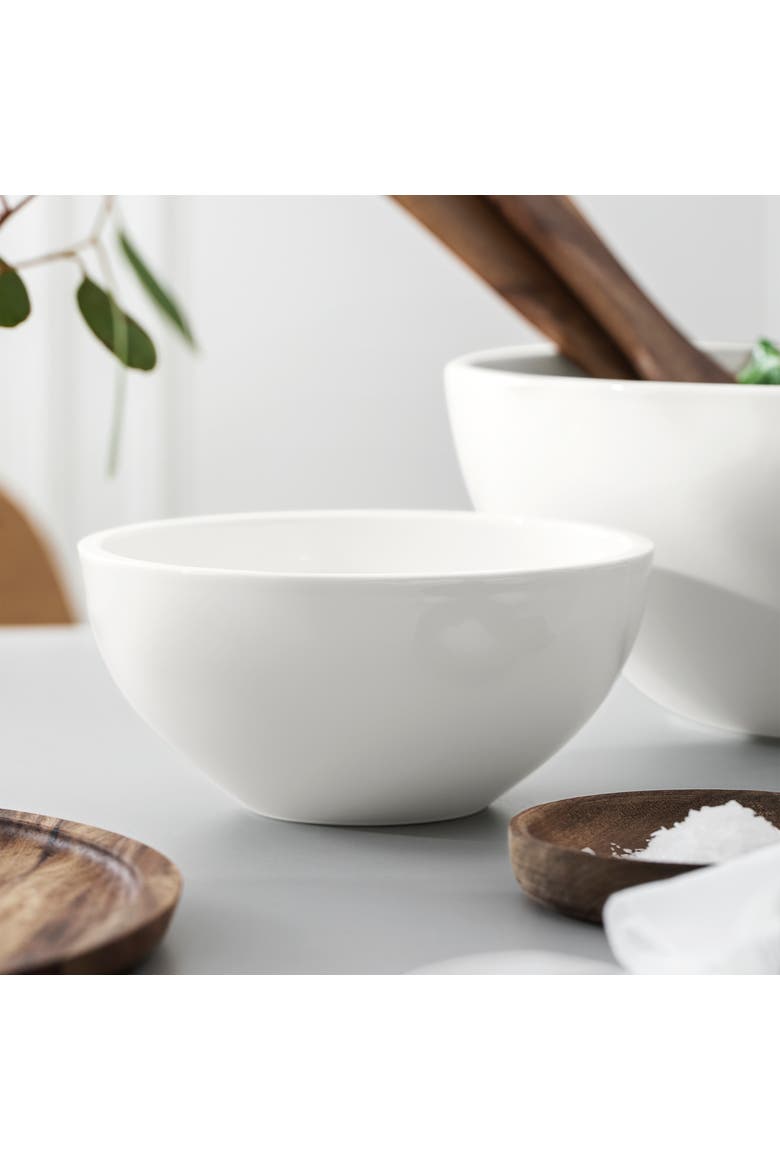 Artesano Original individual Noodle Bowl, Alternate, color, White