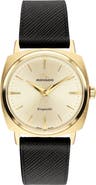 Movado Kingmatic Automatic Leather Strap Watch, 35mm