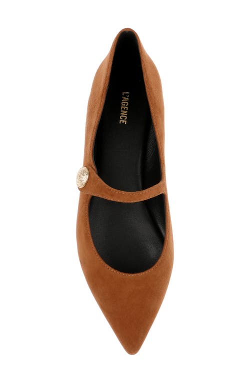 L AGENCE L'AGENCE GERSENDE MARY JANE POINTED TOE FLAT 