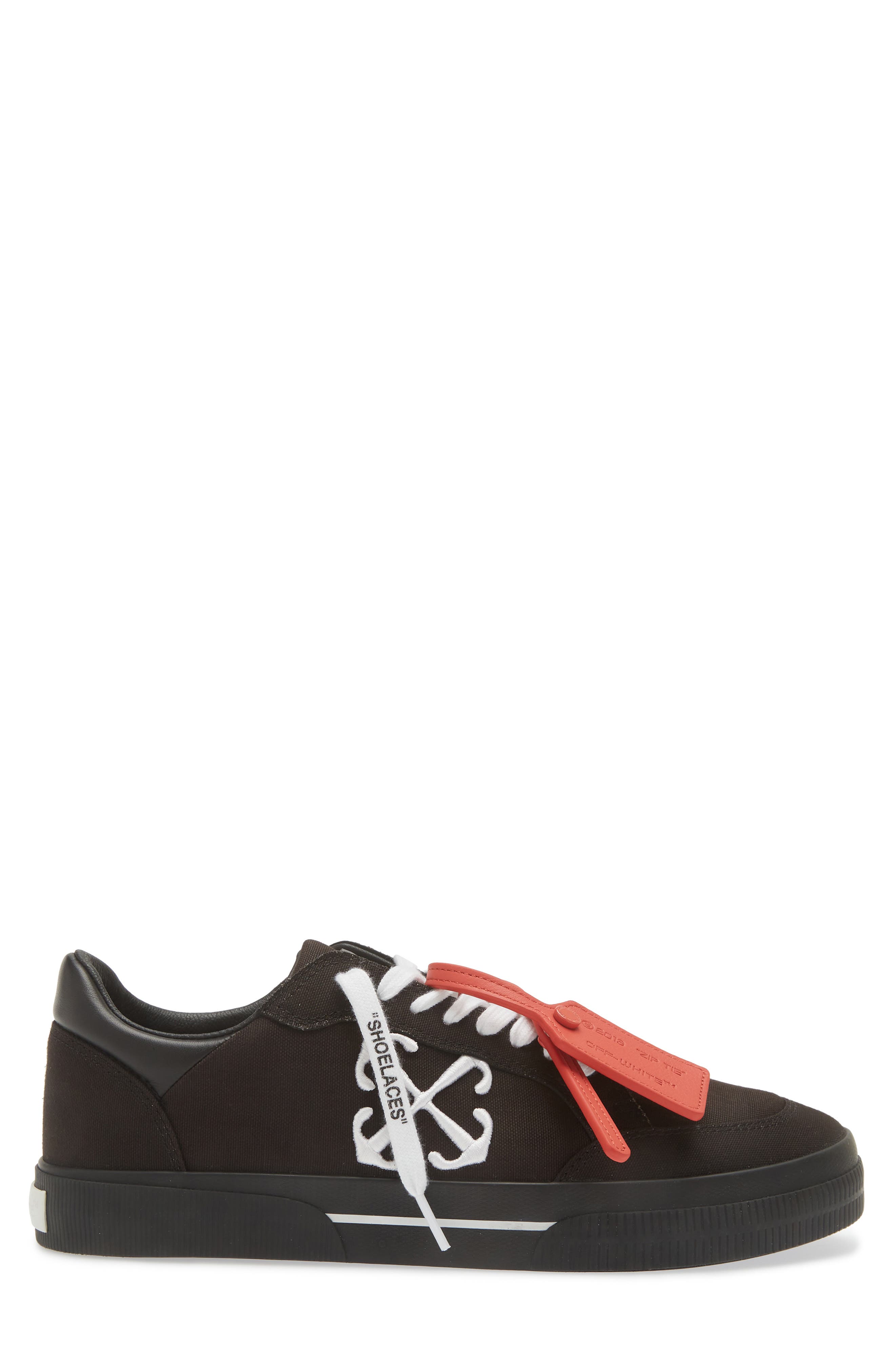 Off-White Arrow Canvas Low Top Sneaker, Alternate, color, 