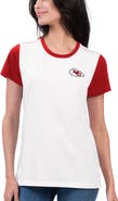 G-III 4HER BY CARL BANKS Women's G-III 4Her by Carl Banks White/Red Kansas City Chiefs Fashion Illustration T-Shirt