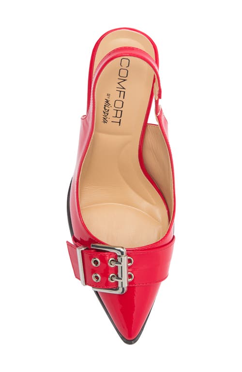 Wild Diva Lounge Amore Slingback Pump In Red
