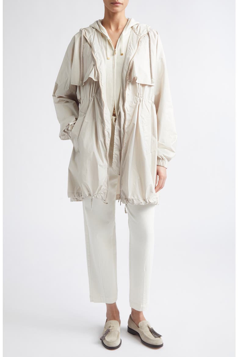 Drawstring Waist Parka, Alternate, color, 02 SAND