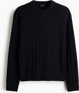 H&M Regular Fit Cable-knit Jumper