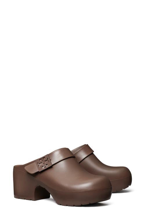 Tory Burch Mellow Platform Heeled Clog In White