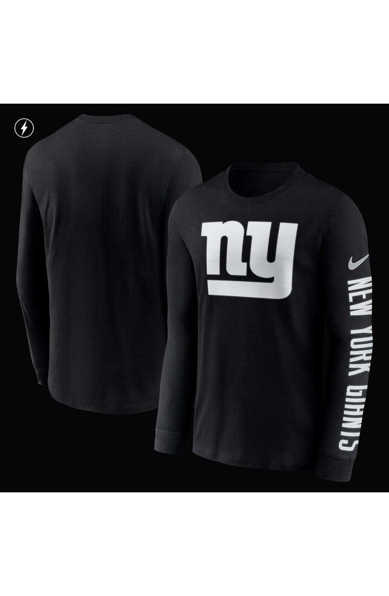 Nike Men's Nike Black New York Giants RFLCTV Name and Logo T-Shirt, Alternate, color, 