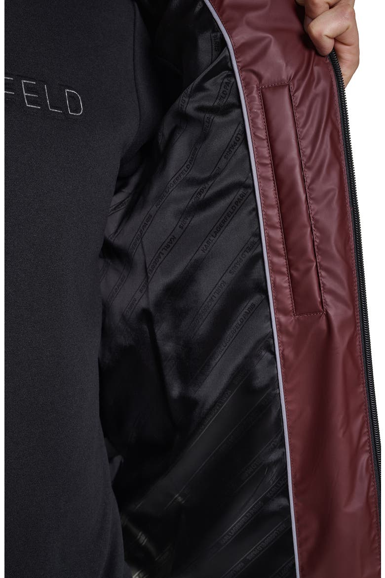 Water Resistant Puffer Jacket, Alternate, color, WINE