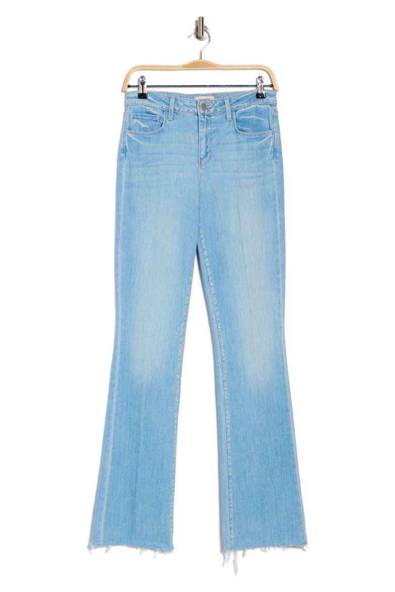 Ruth Raw Hem Straight Leg Jeans, Alternate, color, OLYMPIA