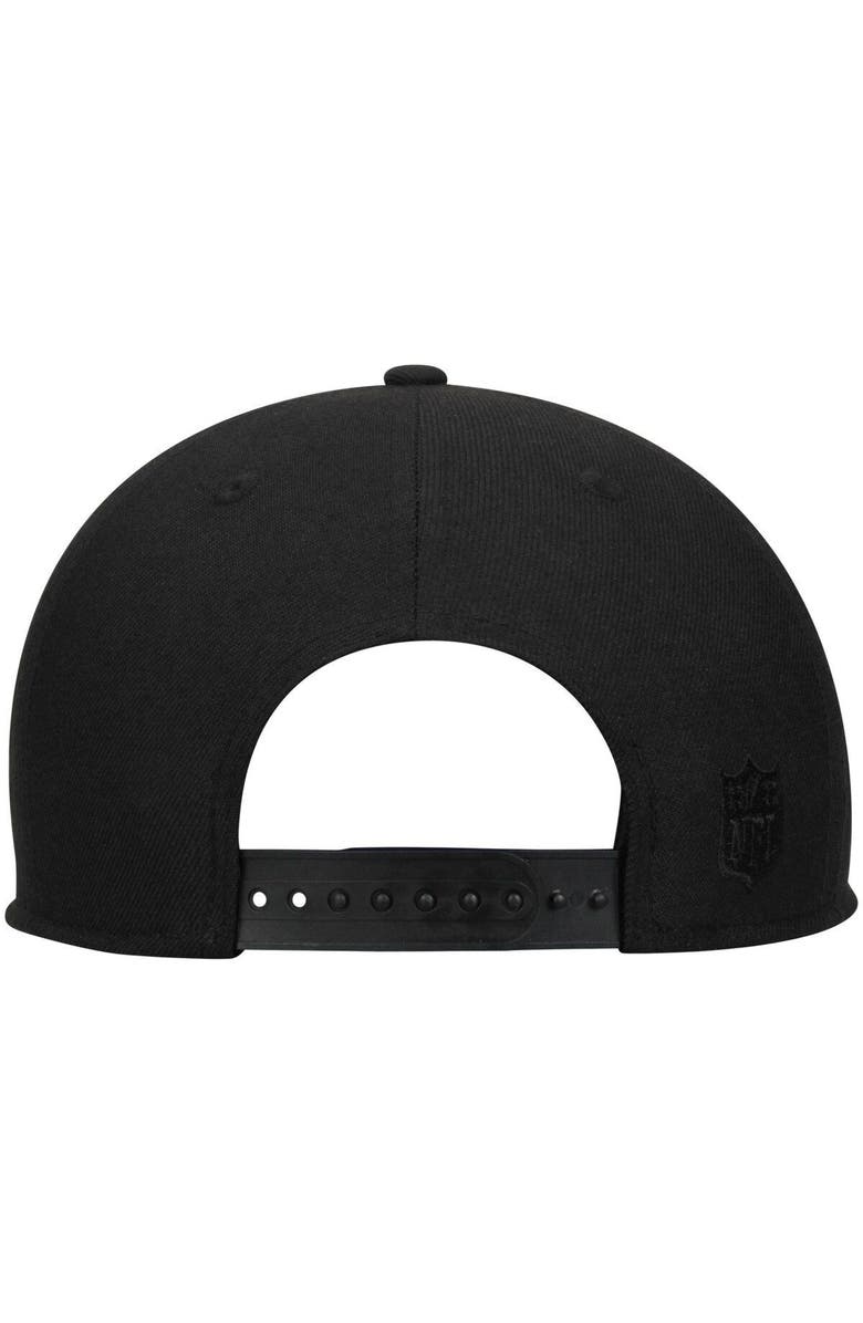 New Era Men's New Era Black NFL Shield Logo Original Fit 9FIFTY Adjustable Snapback Hat, Alternate, color,