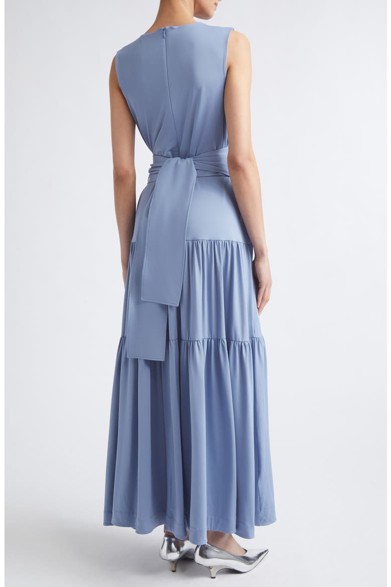 Liza Stretch Jersey Maxi Dress, Alternate, color, AMSONIA