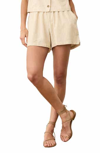 Allison Stripe Hemp Blend Shorts