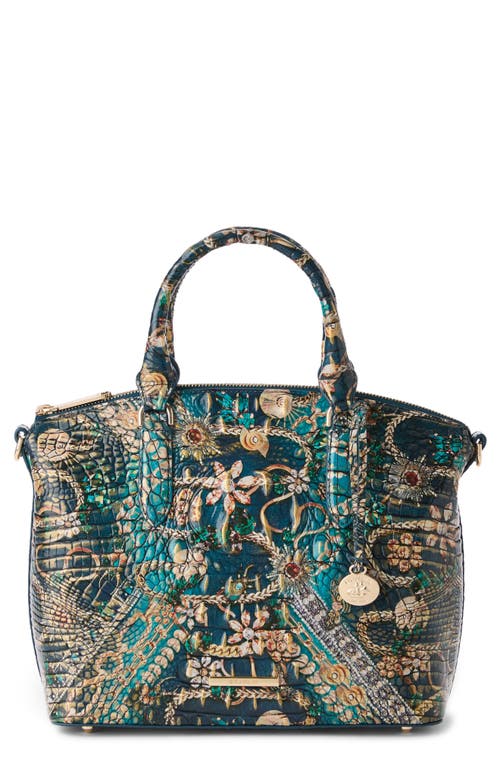 Brahmin Duxbury Croc Embossed Leather Satchel In Pattern