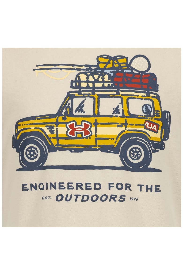 Kids' UA Alpine Explorer Graphic T-Shirt, Alternate, color, SANDSTORM