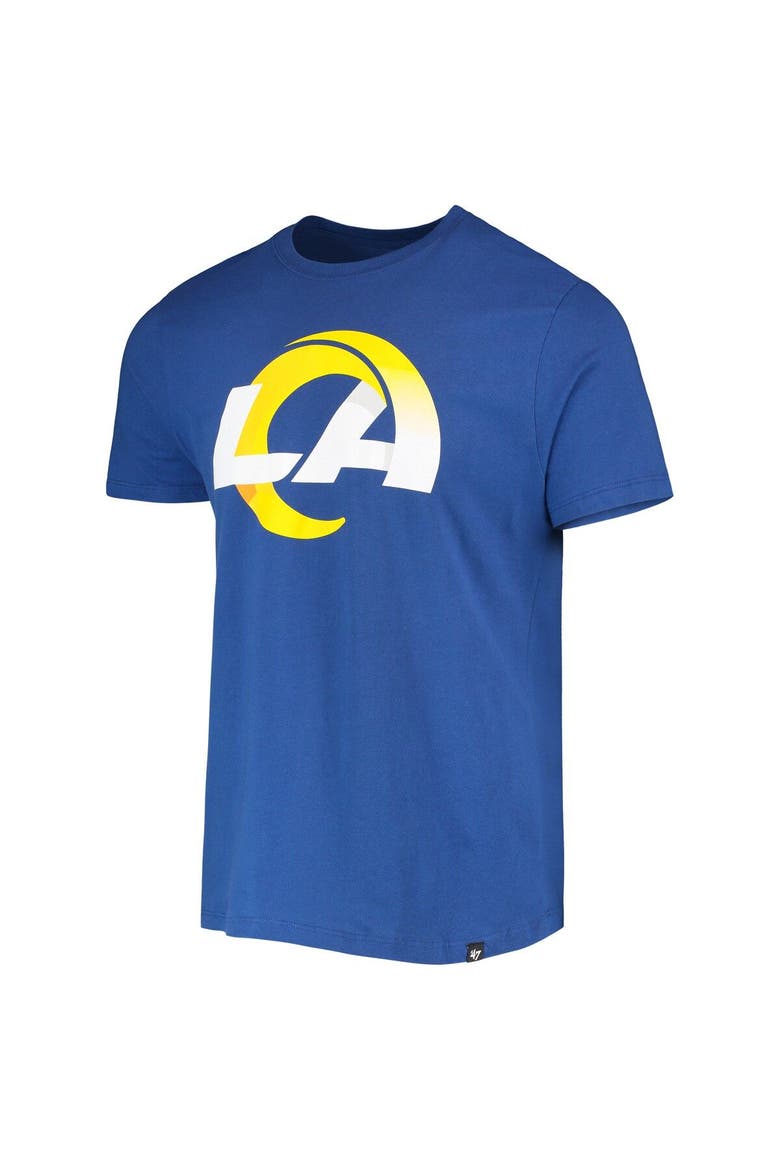 Men's '47 Royal Los Angeles Rams Imprint Super Rival T-Shirt, Alternate, color, Royal