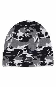 UGG® Camo Print Wool Blend Beanie