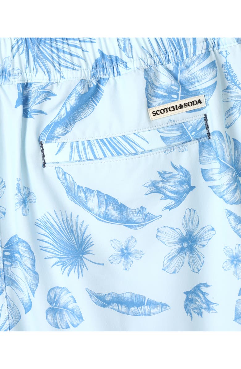 Scotch & Soda Palm Island Swim Trunks, Alternate, color, Nantucket Breeze