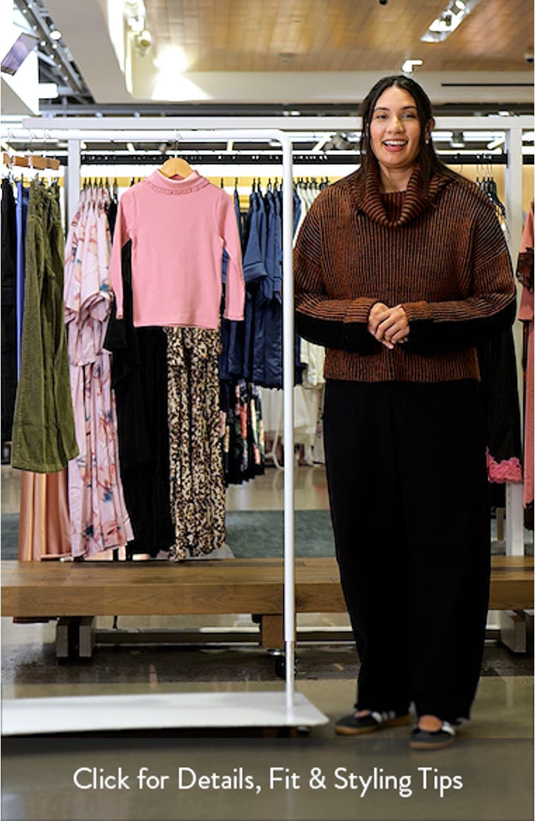 Kids' Rib Turtleneck Shirt, sales video thumbnail