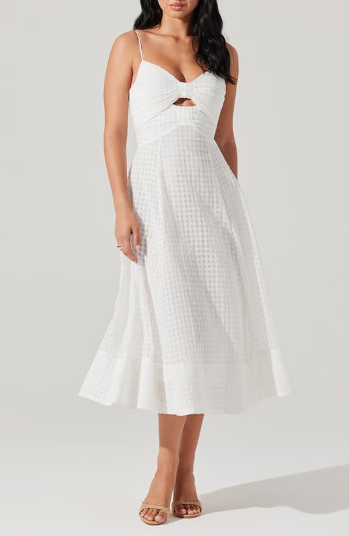 Astr The Label Celina A-line Midi Dress