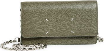 Maison Margiela Large Leather Wallet on a Chain | Nordstrom