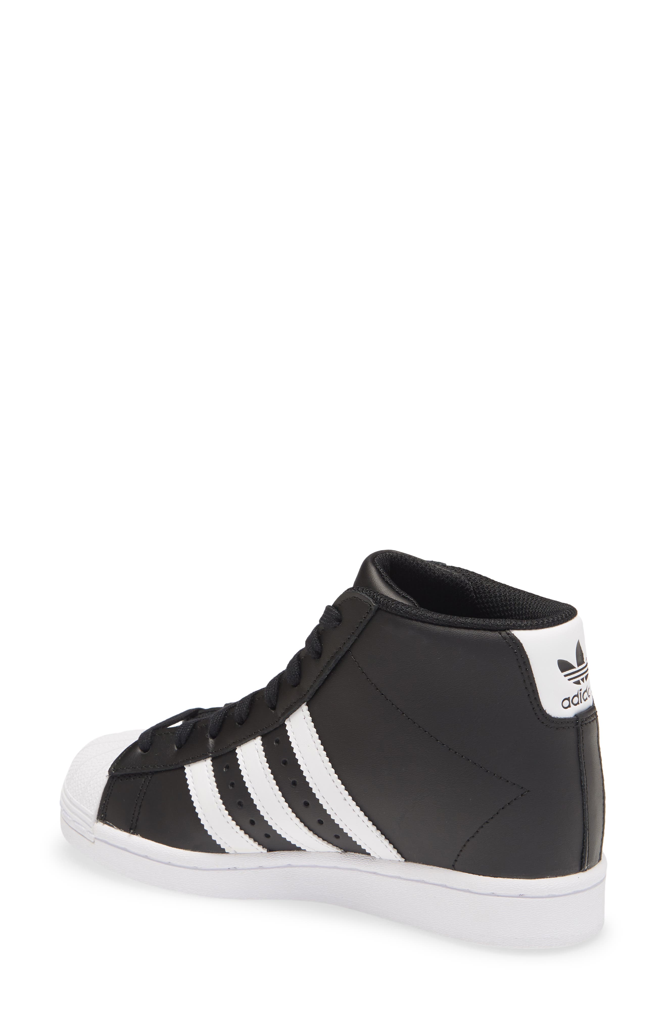 Superstar Up Hidden Wedge Sneaker, Alternate, color, BLACK/ WHITE/ GOLD