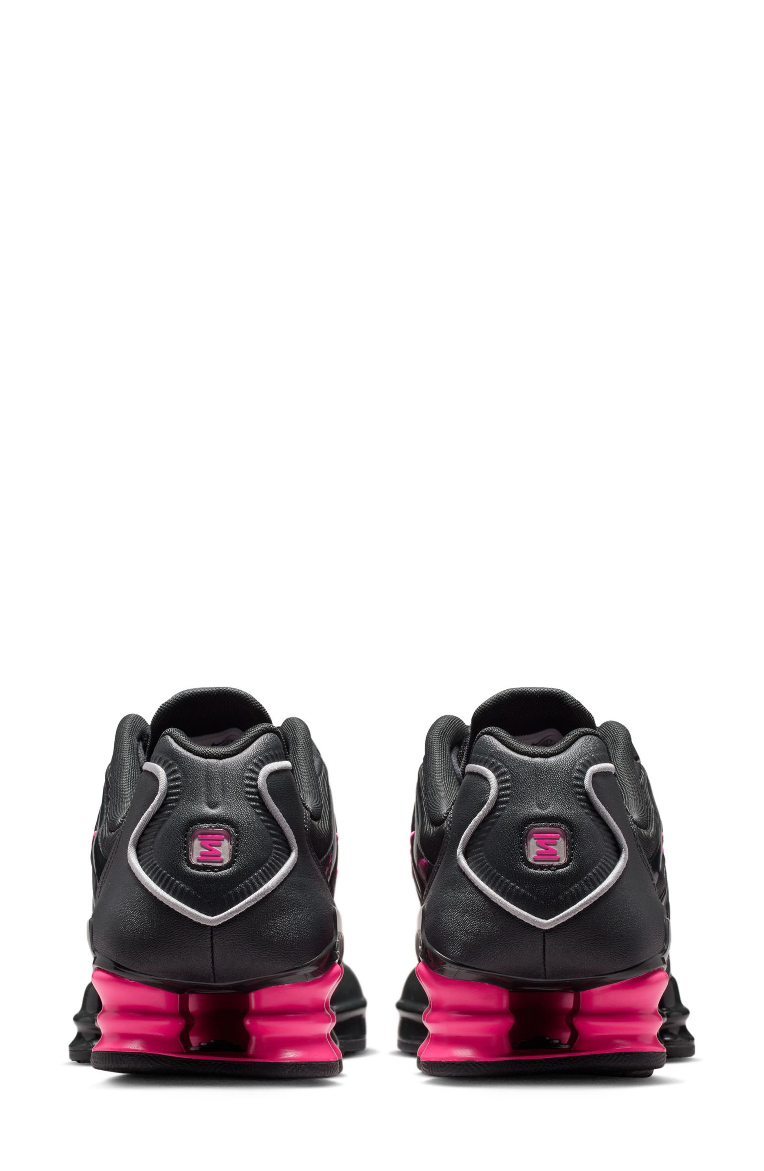 Nike Shox TL Sneaker, Alternate, color, Off Noir/ Silver/ Hyper Pink