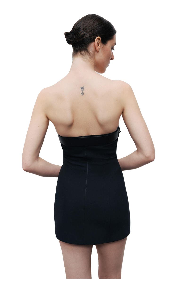 Nocturne Belt Detailed Mini Dress, Alternate, color, 