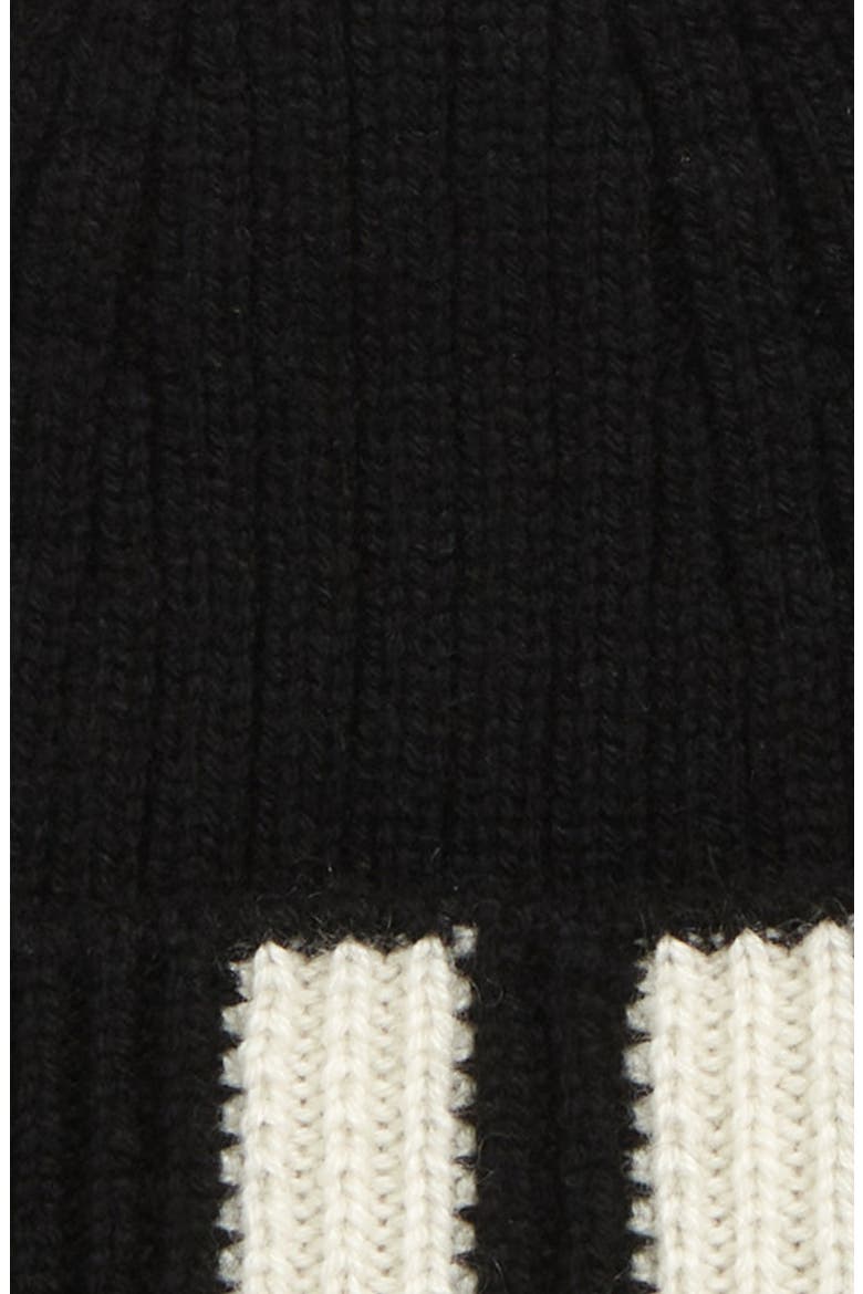 Cashmere Beanie, Alternate, color, BLACK