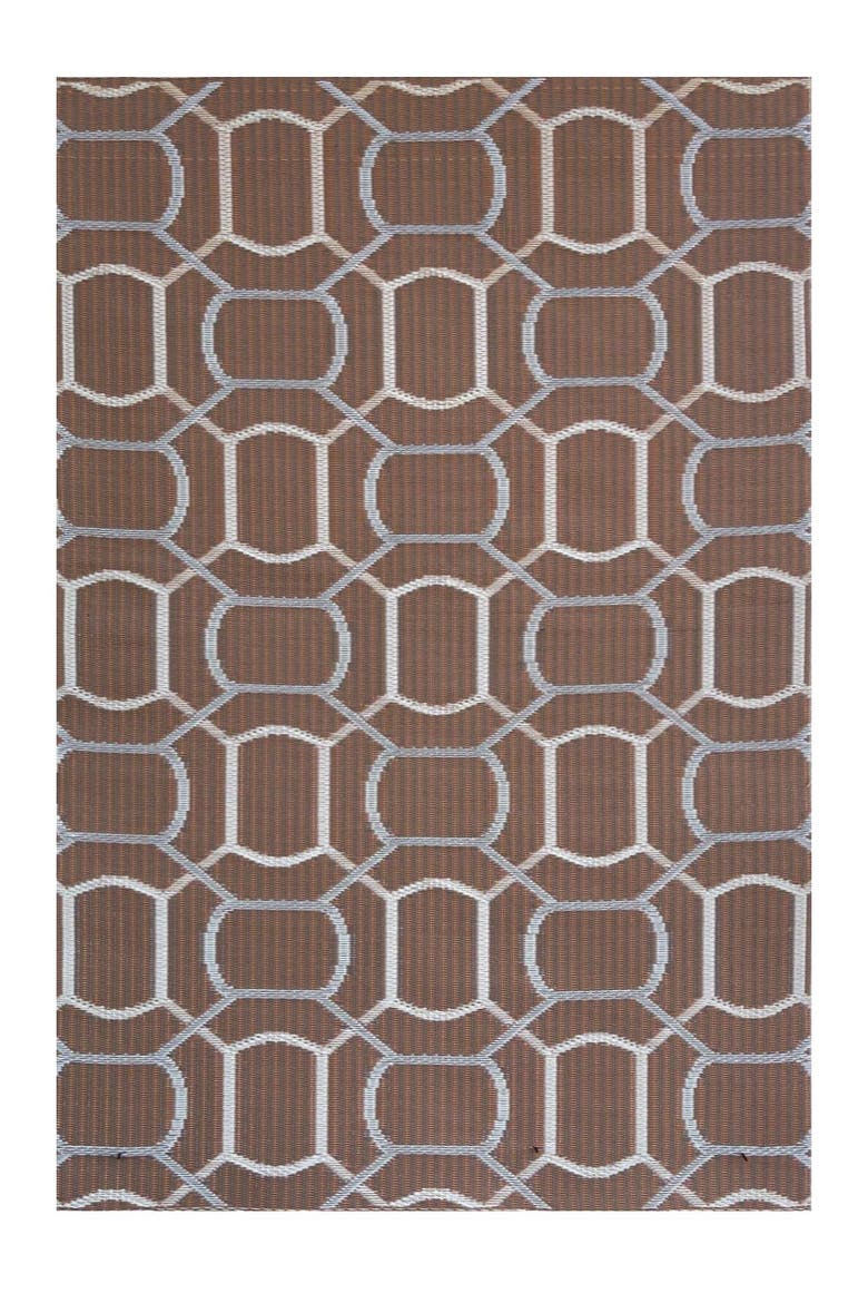 Oblong Brick Light Sienna Rug, Main, color, light brown and cream
