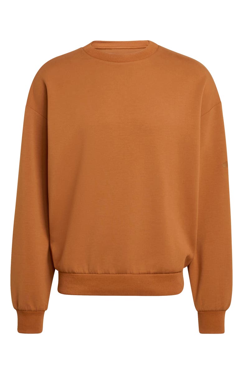adidas Oversize UPF 50+ Sweatshirt, Alternate, color, Dusky Bronze/ /