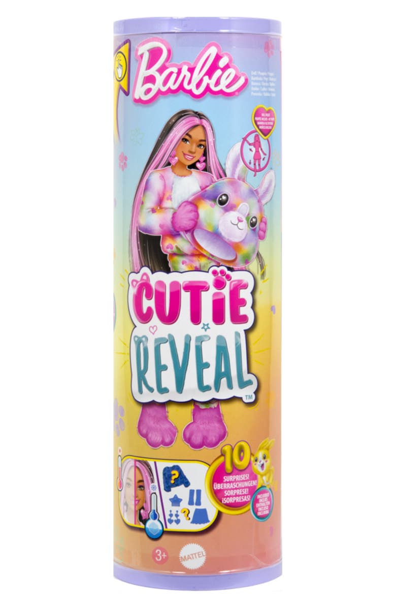 Barbie <sup>®</sup> Cutie Reveal<sup>™</sup> Bunny Doll with 10 Surprises, Alternate, color,