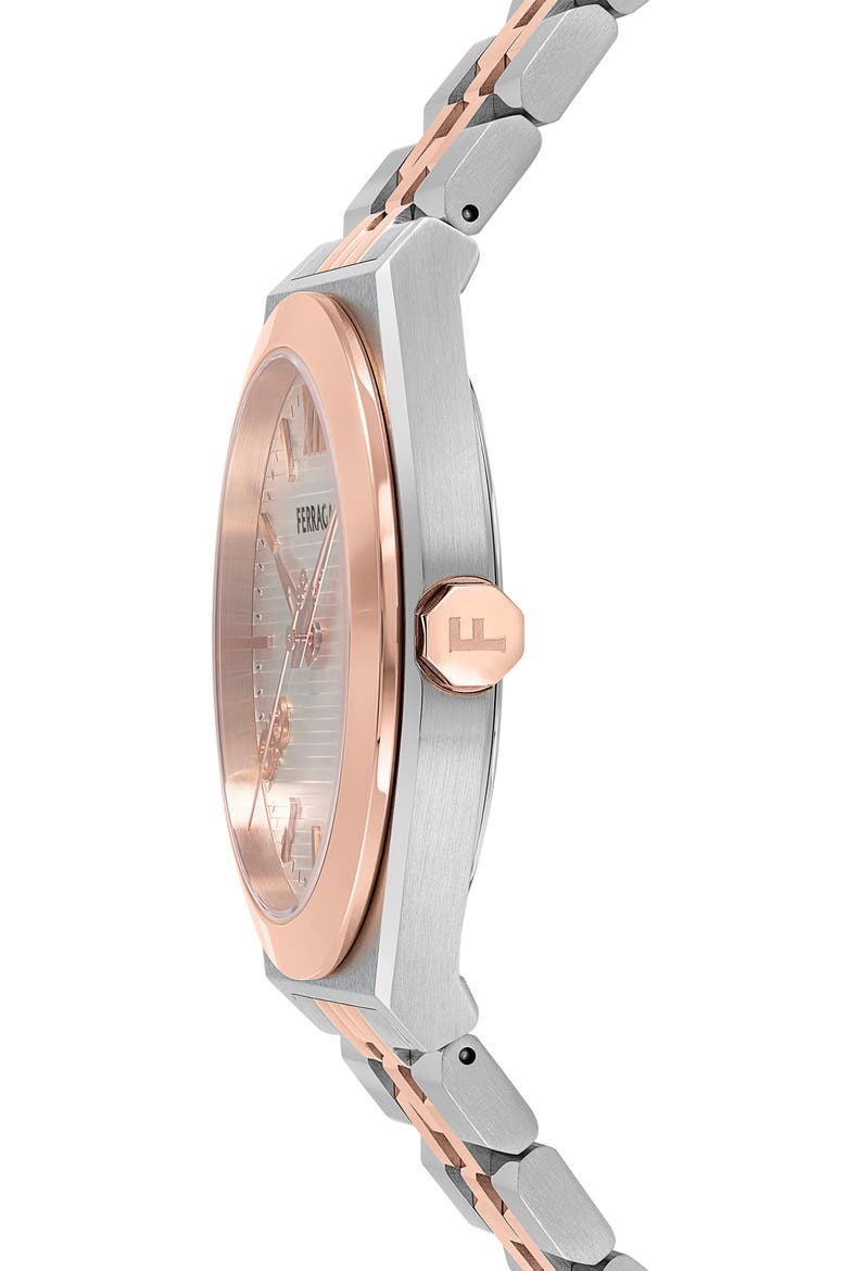 Vega New Two-Tone Bracelet Watch, 40mm, Alternate, color, TWO TONE