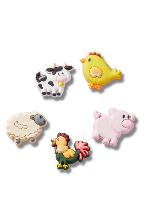 Assorted 5-Pack Farm Friend Jibbitz™ Shoe Charms