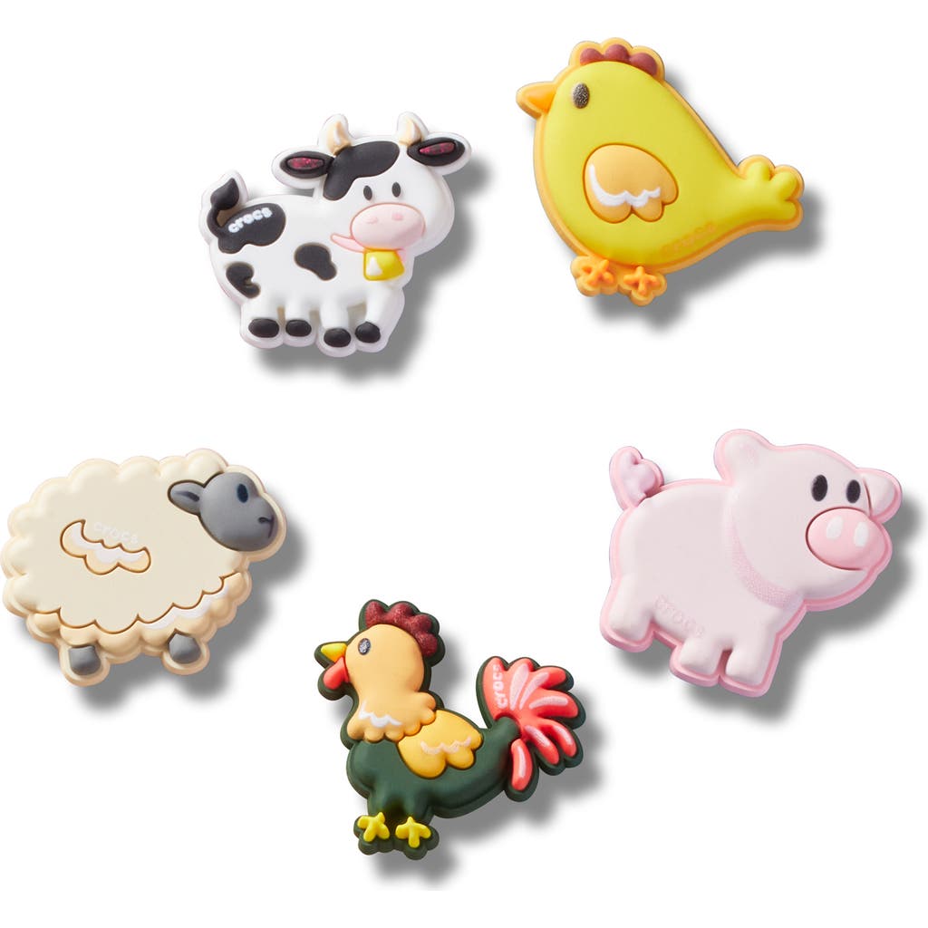 Jibbitz Assorted 5-pack Farm Friend ™ Shoe Charms In White