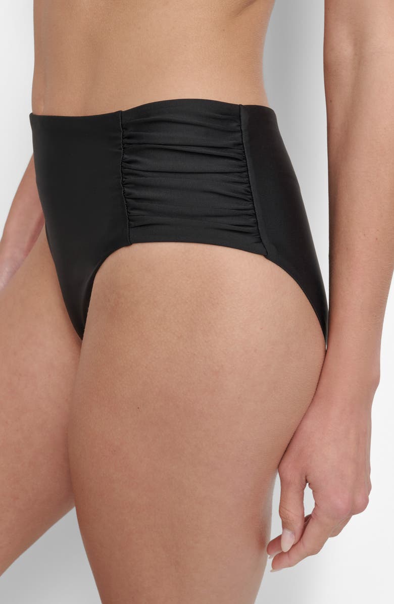 DKNY Shirred Two-Piece Swimsuit, Alternate, color, 