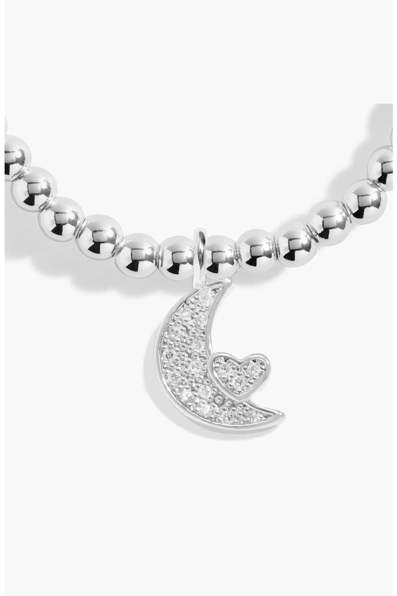 Confetti A Little 'Love You To The Moon And Back' Bracelet In Silver Plating, Alternate, color, I Love You to the Moon & Back