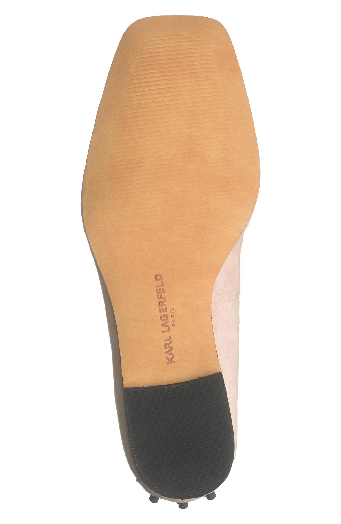 KARL LAGERFELD PARIS Zaza Slip-On Loafer, Alternate, color, Dusty Pink Suede