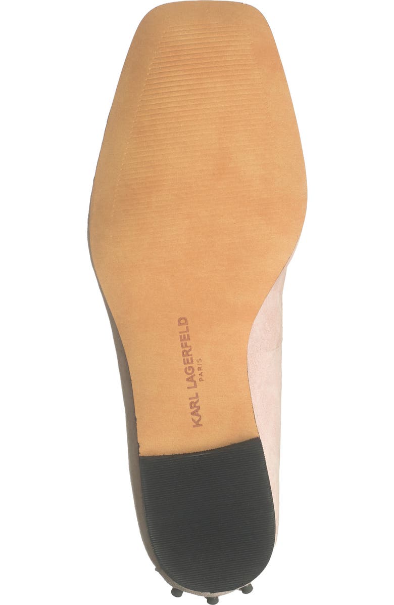 KARL LAGERFELD PARIS Zaza Slip-On Loafer, Alternate, color, Dusty Pink Suede