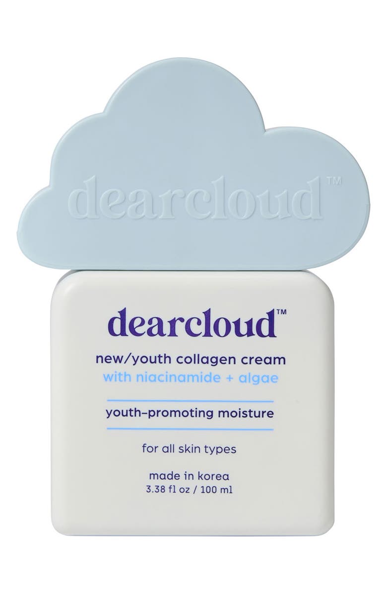 dearcloud New/Youth Collagen Cream Moisturizer, Main, color, White