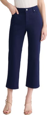Jones New York Lexington Crop Straight Leg Pants