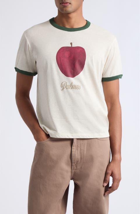 Apple Graphic Ringer Tee