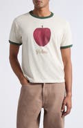 PALMES Apple Graphic Ringer Tee